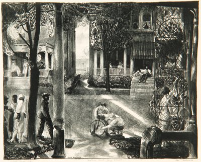 Sixteen East Gay Street by George Wesley Bellows